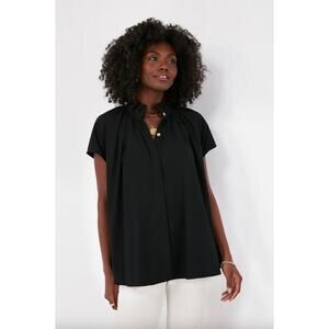 Tuckernuck Pomander Place Black Rae Blouse Sz L